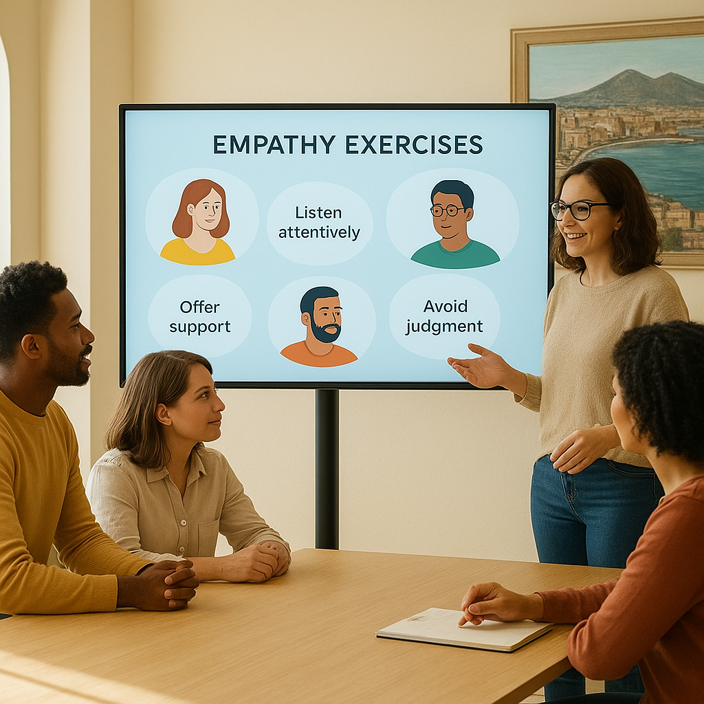 Enhancing emotional intelligence through group sessions.