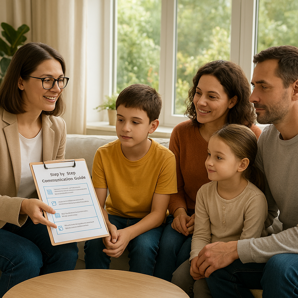 Family guidance sessions for improved communication.